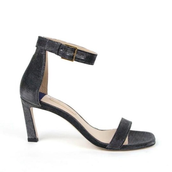 Stuart Weitzman 75 Square Nudist Heels Dress Sandals Designer Luxury Pumps 8 - Picture 7 of 14